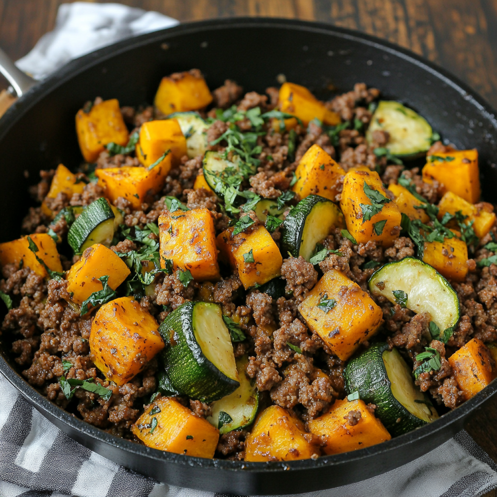 Ground Beef Zucchini Sweet Potato Skillet – The Ultimate One-Pan Comfort Meal 10 ground beef zucchini sweet potato skillet the ultimate one pan comfort meal2