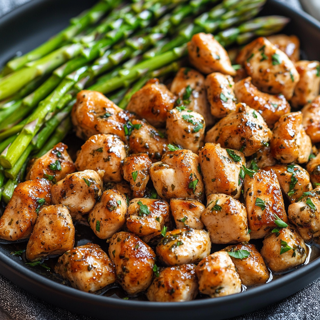 lilya blogging Garlic Butter Chicken Bites with Asparagus c 77620117 d629 43f5 8b28 0b7d485c0c51 2
