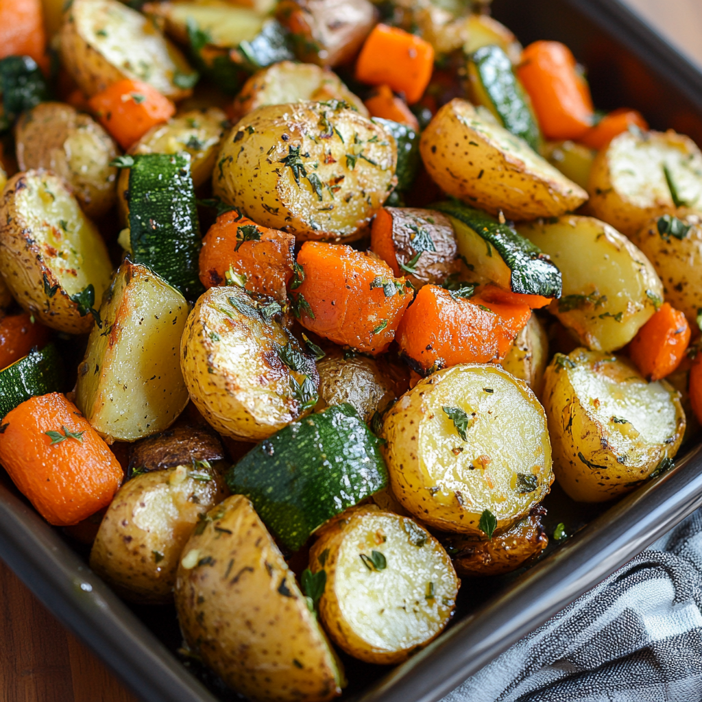 Garlic Herb Roasted Potatoes Carrots and Zucchini: The Ultimate Veggie Side Dish 10 lilya blogging Garlic Herb Roasted Potatoes Carrots and Zucch 6252b5bf 046d 41ef 8089 d56b24d3398d 2