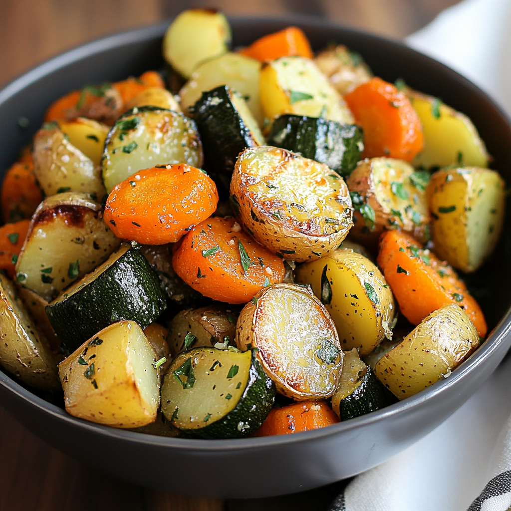 Garlic Herb Roasted Potatoes Carrots and Zucchini: The Ultimate Veggie Side Dish 11 lilya blogging Garlic Herb Roasted Potatoes Carrots and Zucch 6252b5bf 046d 41ef 8089 d56b24d3398d 3