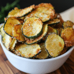 oven-baked zucchini chips