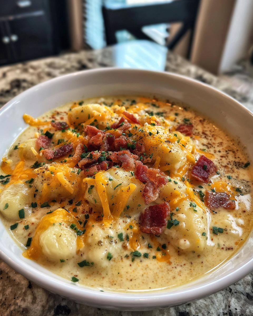 Bacon Cheddar Gnocchi Soup - Other 2