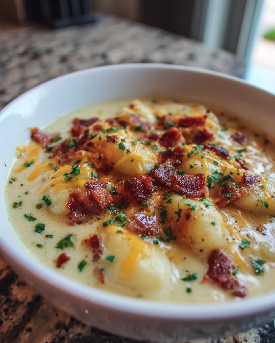 Bacon Cheddar Gnocchi Soup - Other 3