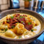 Bacon Cheddar Gnocchi Soup - Tasty