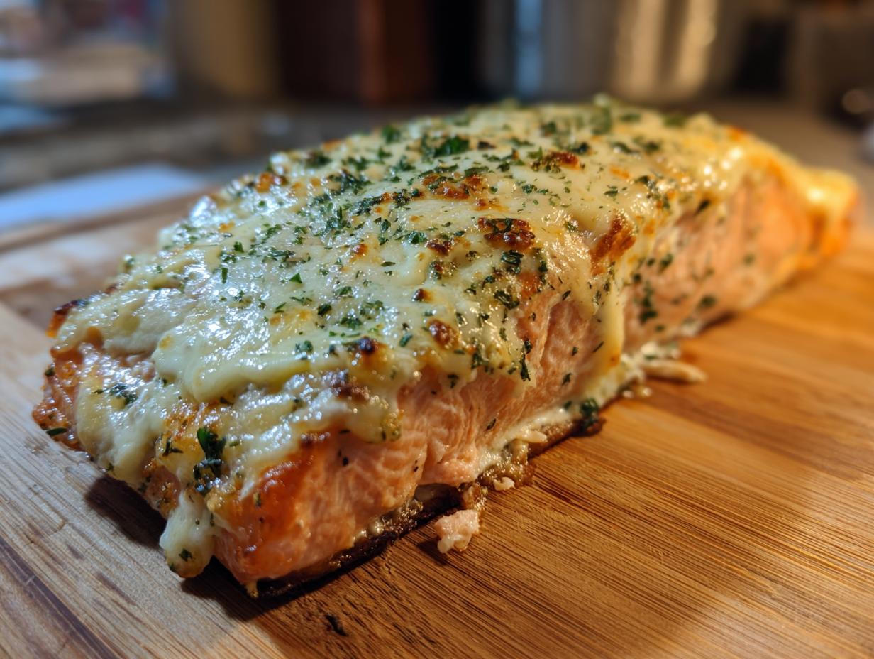 Baked Boursin Salmon - Featured