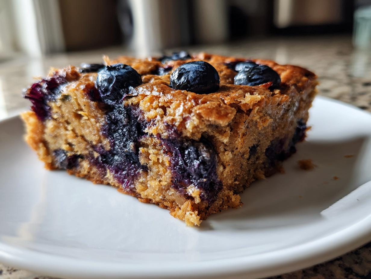 Blueberry Zucchini Bars - Featured