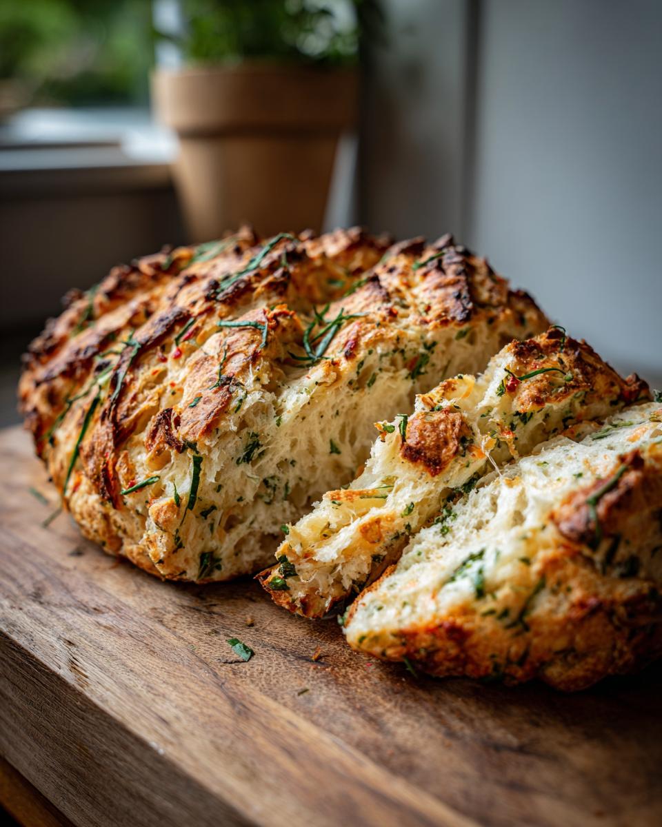 Cheddar and Herb Soda Bread - Other 3