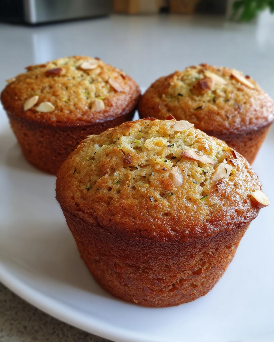 Fluffy Almond Zucchini Muffins - Other 1