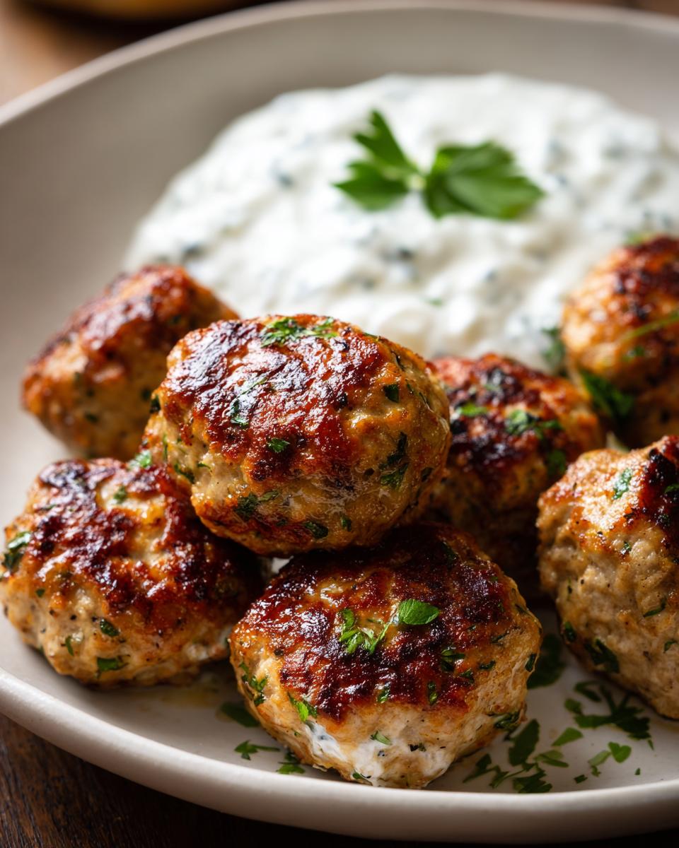 Greek Turkey Meatballs with Tzatziki - Other 1