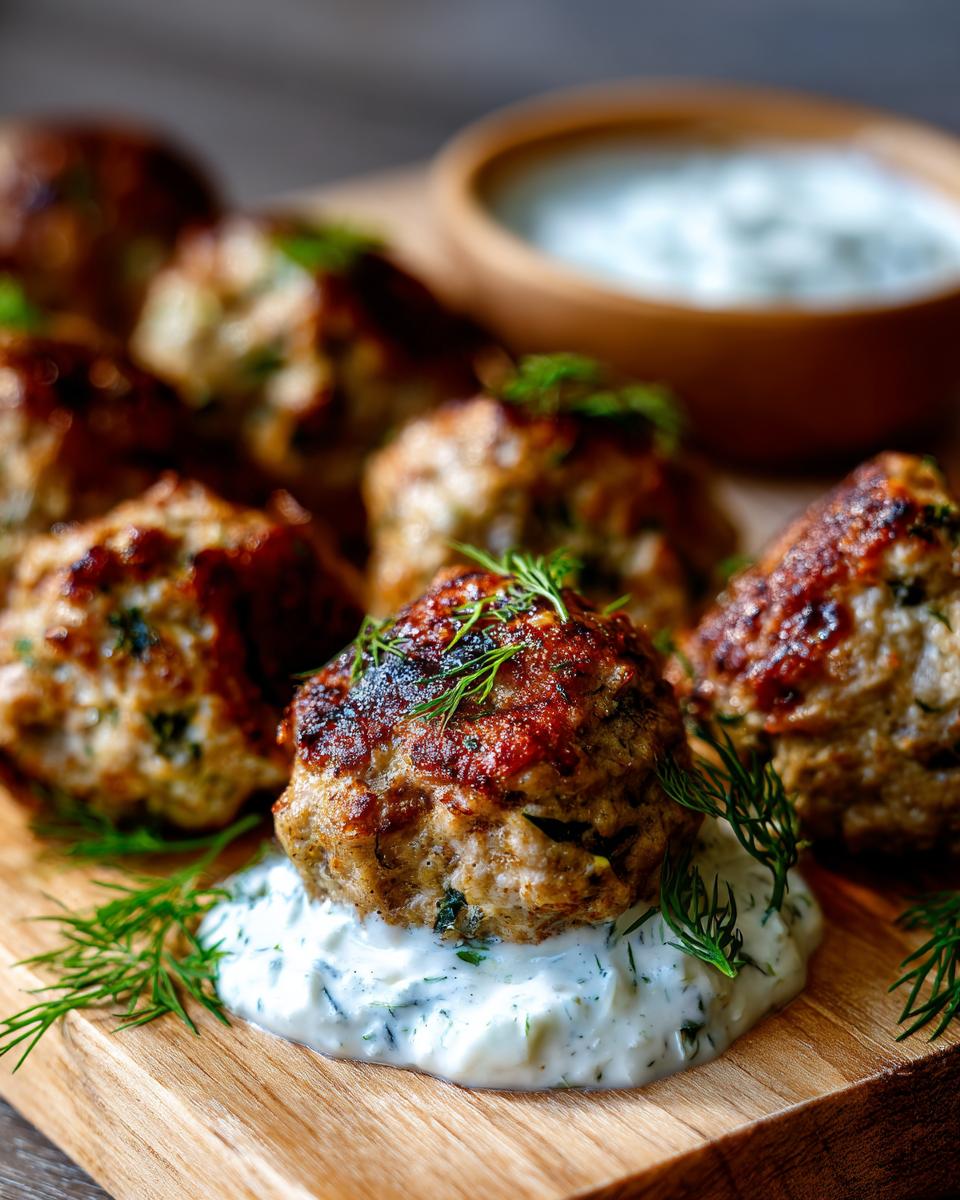 Greek Turkey Meatballs with Tzatziki - Other 4