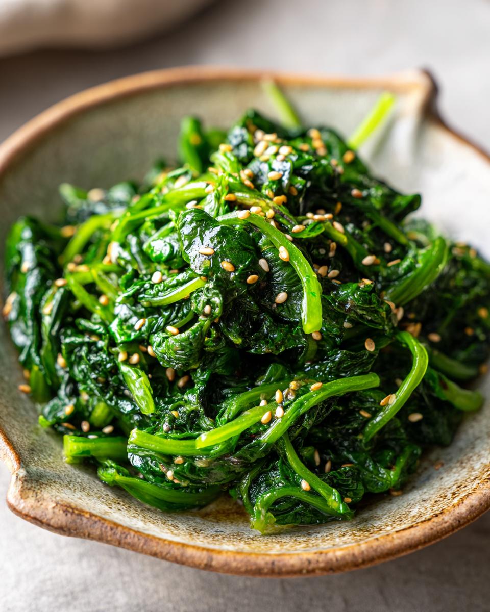 Korean Spinach Side Dish - Other 3