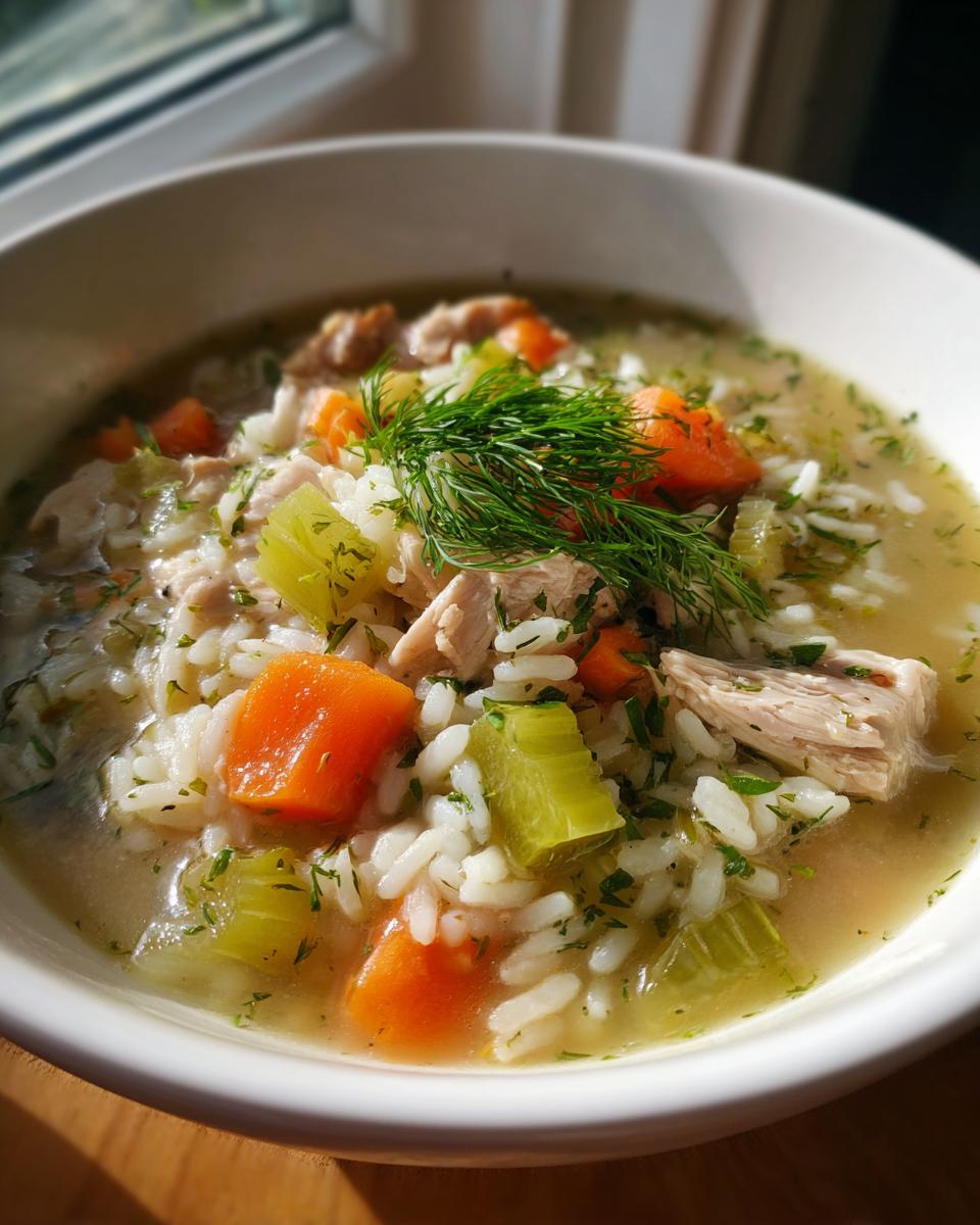 Lemon Dilly Chicken Rice Soup - Other 2