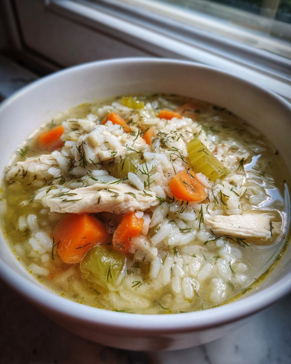 Lemon Dilly Chicken Rice Soup - Other 4