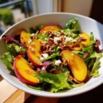 Peach Salad with Honey Lime - Tasty