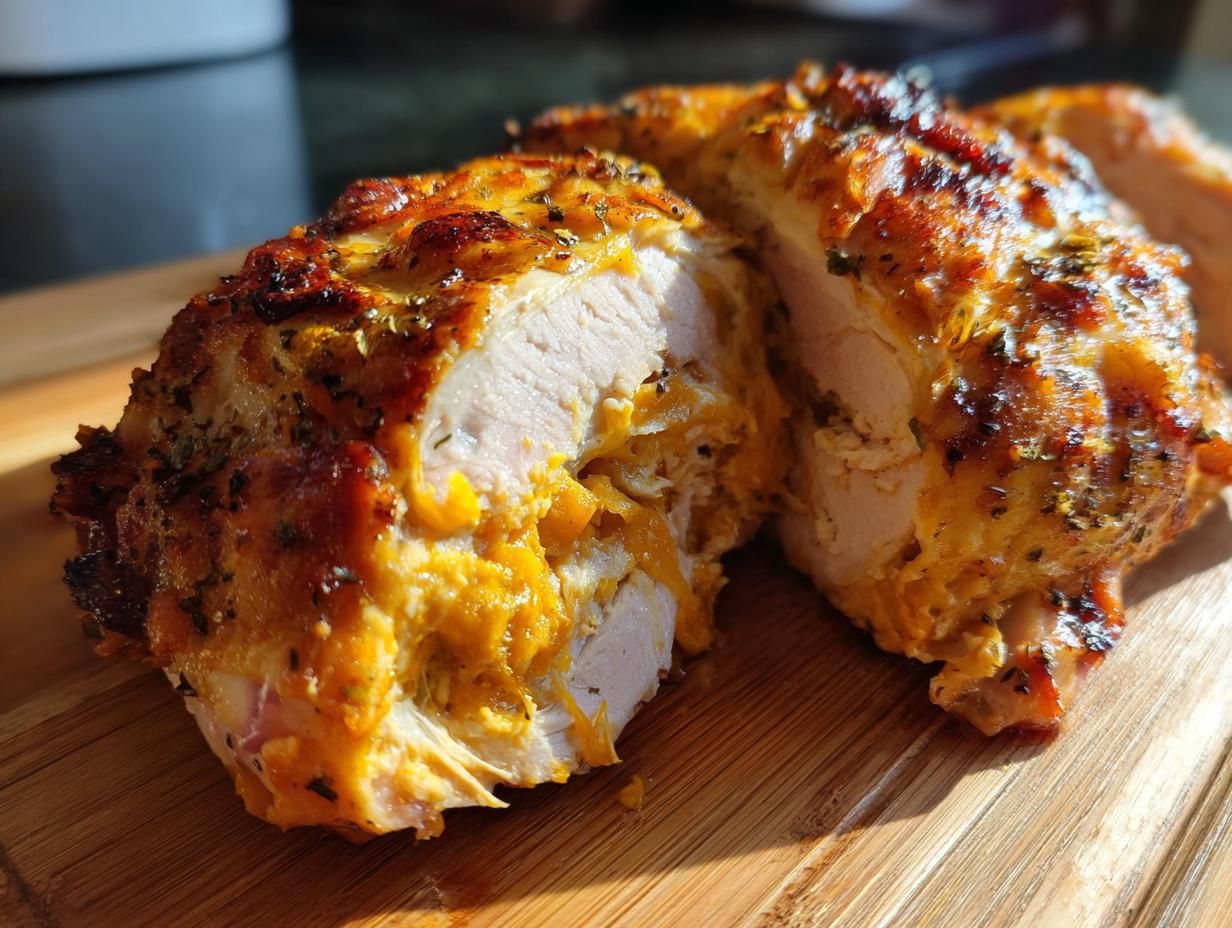 Amazing Pumpkin & Gouda Stuffed Chicken
