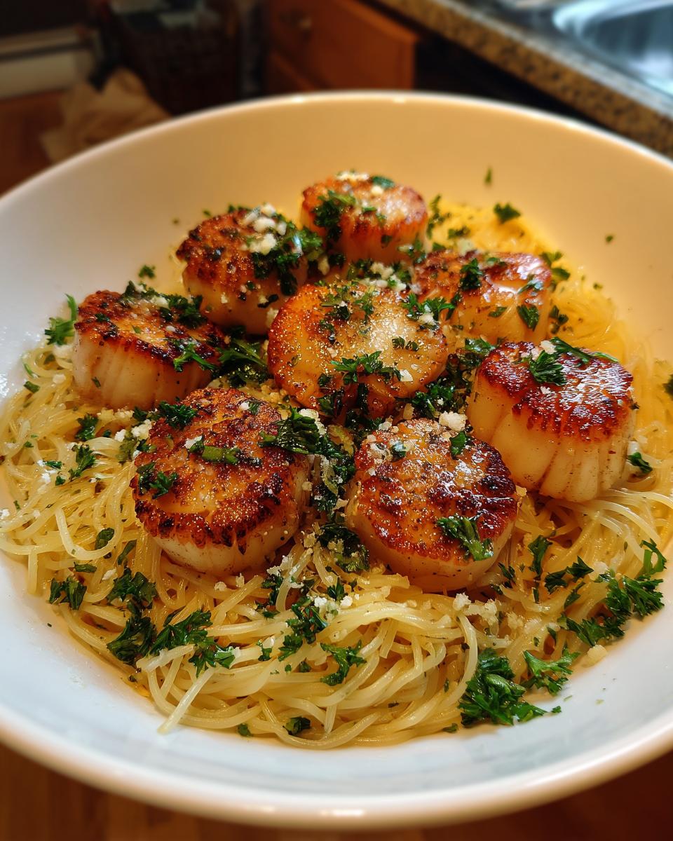 Scallops with Angel Hair Pasta - Other 2