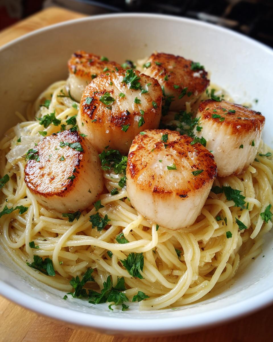 Scallops with Angel Hair Pasta - Other 4
