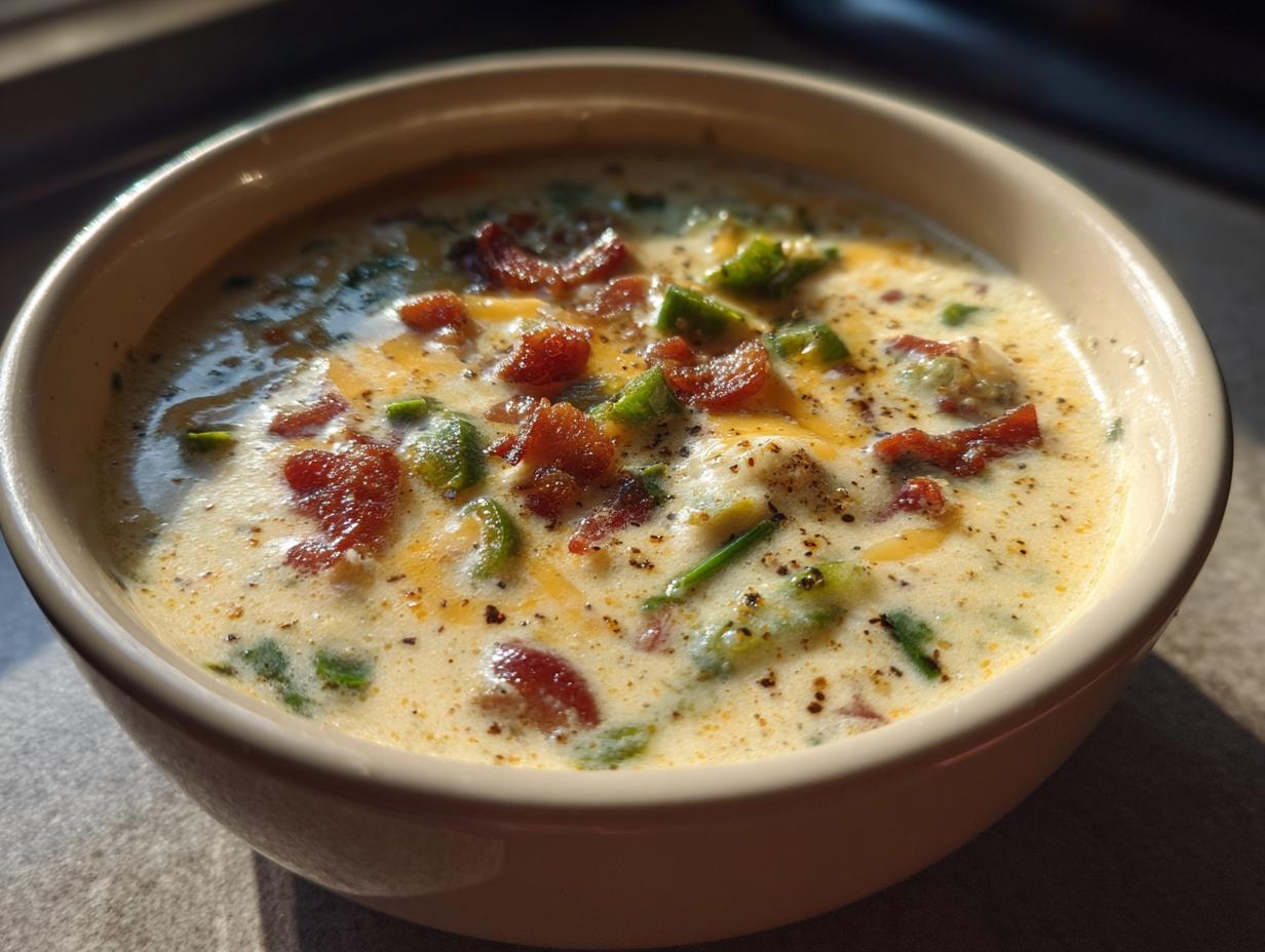 Amazing Spicy Jalapeño Popper Soup