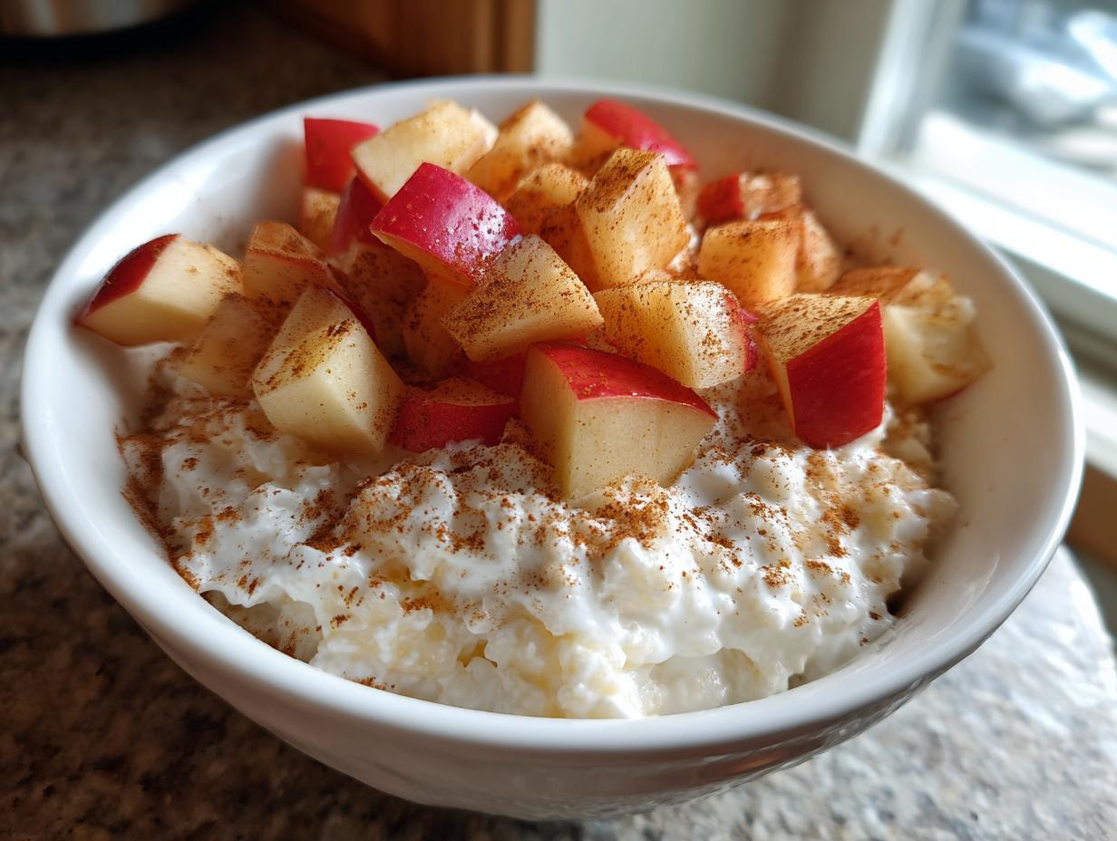 Amazing Apple Cinnamon Cottage Cheese: 3-Minute Treat