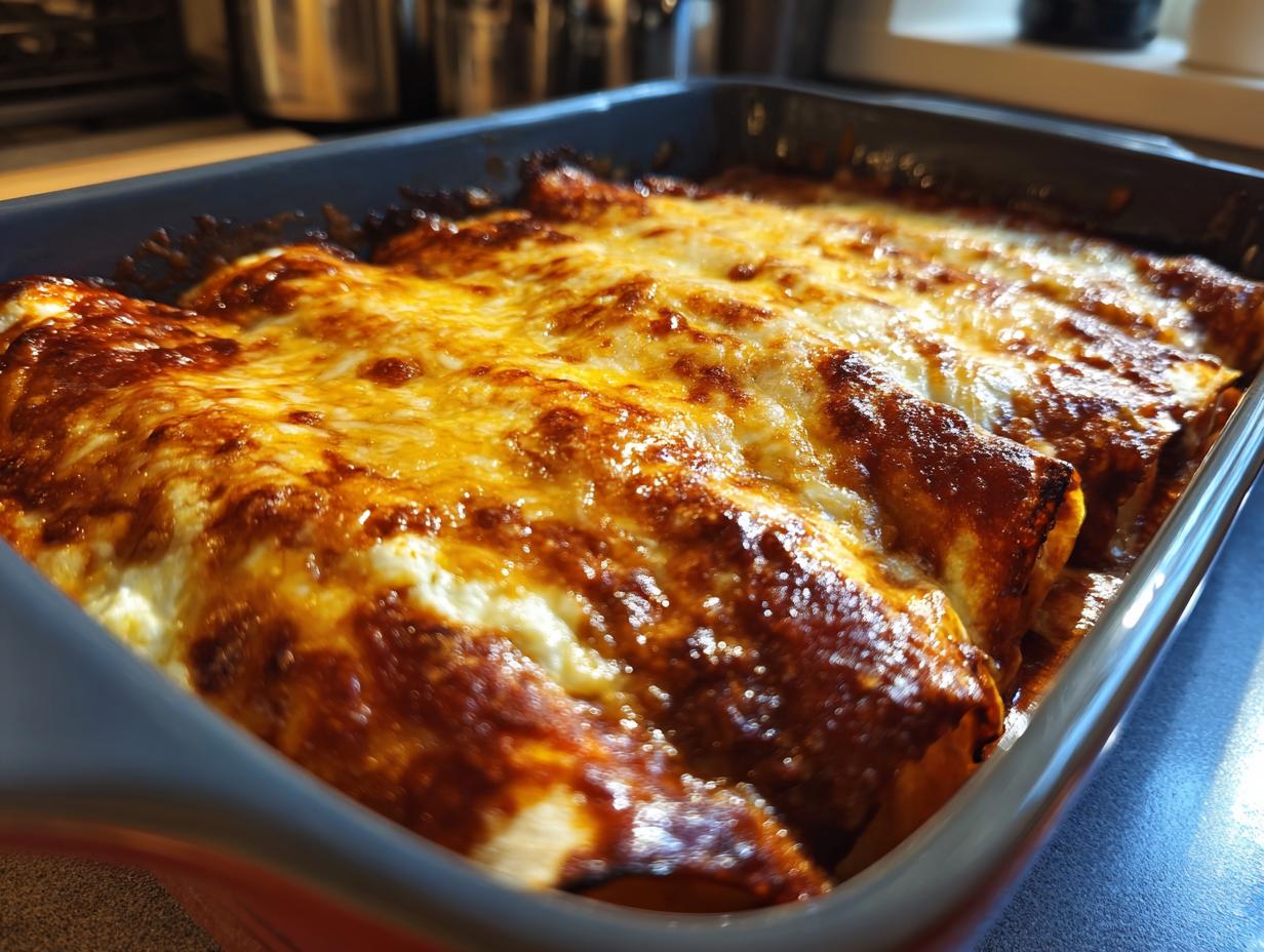 Amazing Chicken Cottage Cheese Enchilada