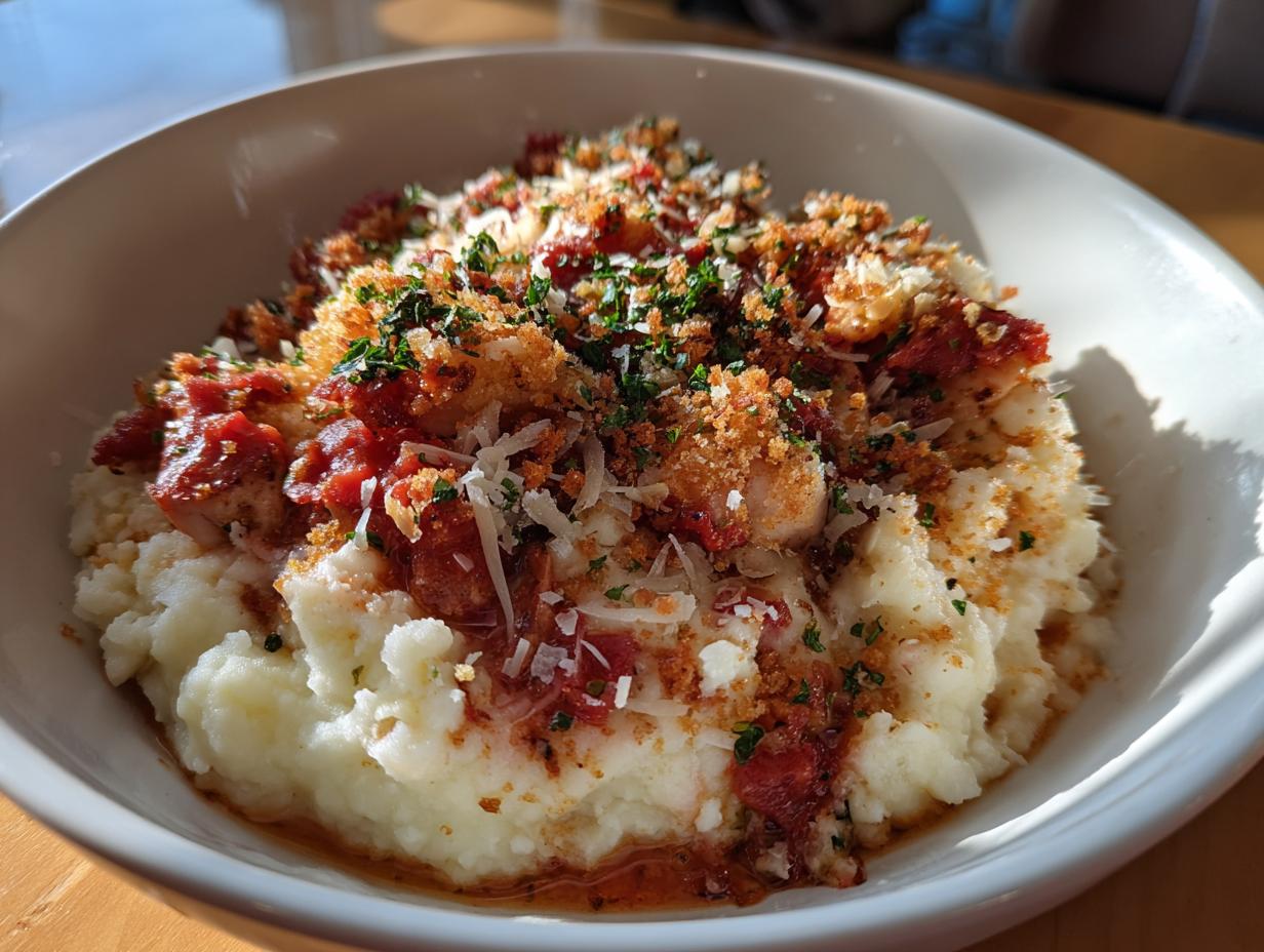 Cozy Chicken Parm Cottage Bowl: 1 Comforting Meal