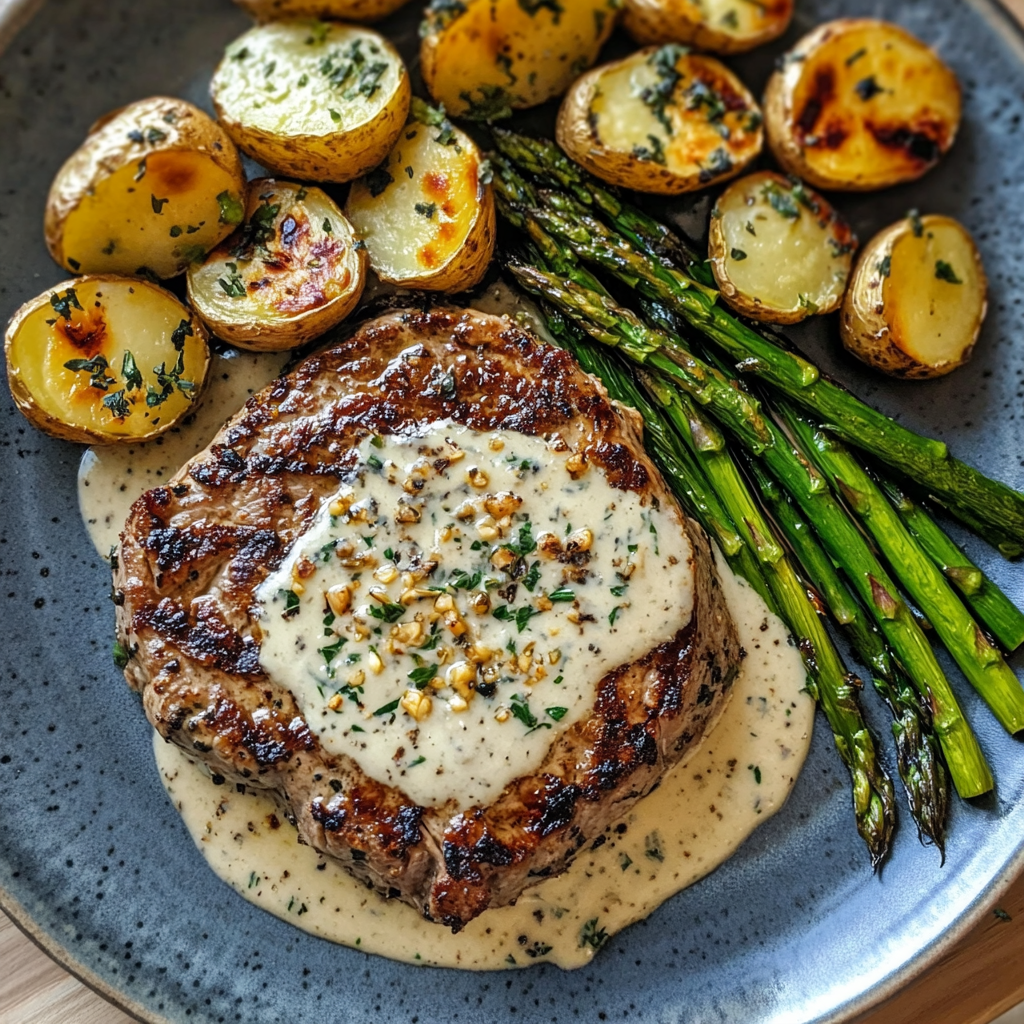 lilya blogging Garlic parmesan cream steak with roasted new p 6a794dab 7991 4bdf a9b7 00bf37f6a5da 1