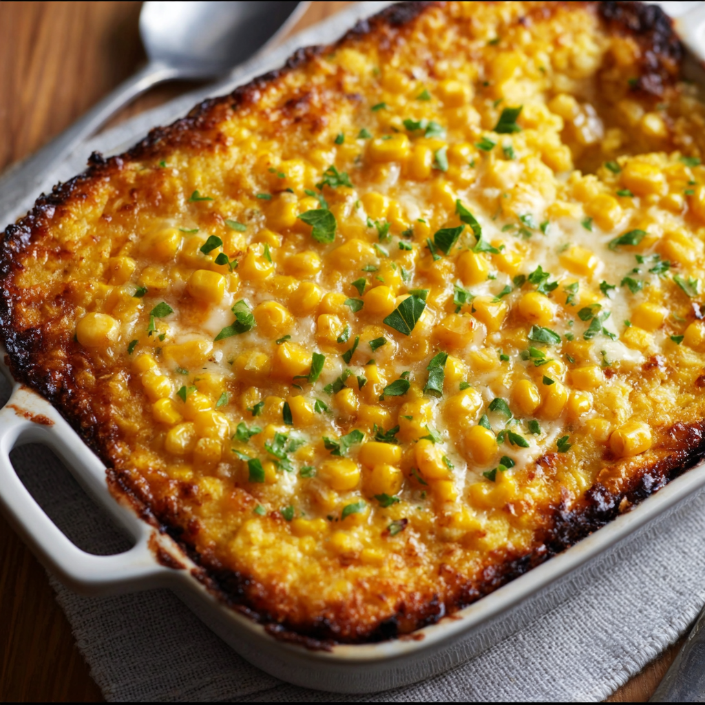 Honey Glazed Corn Casserole