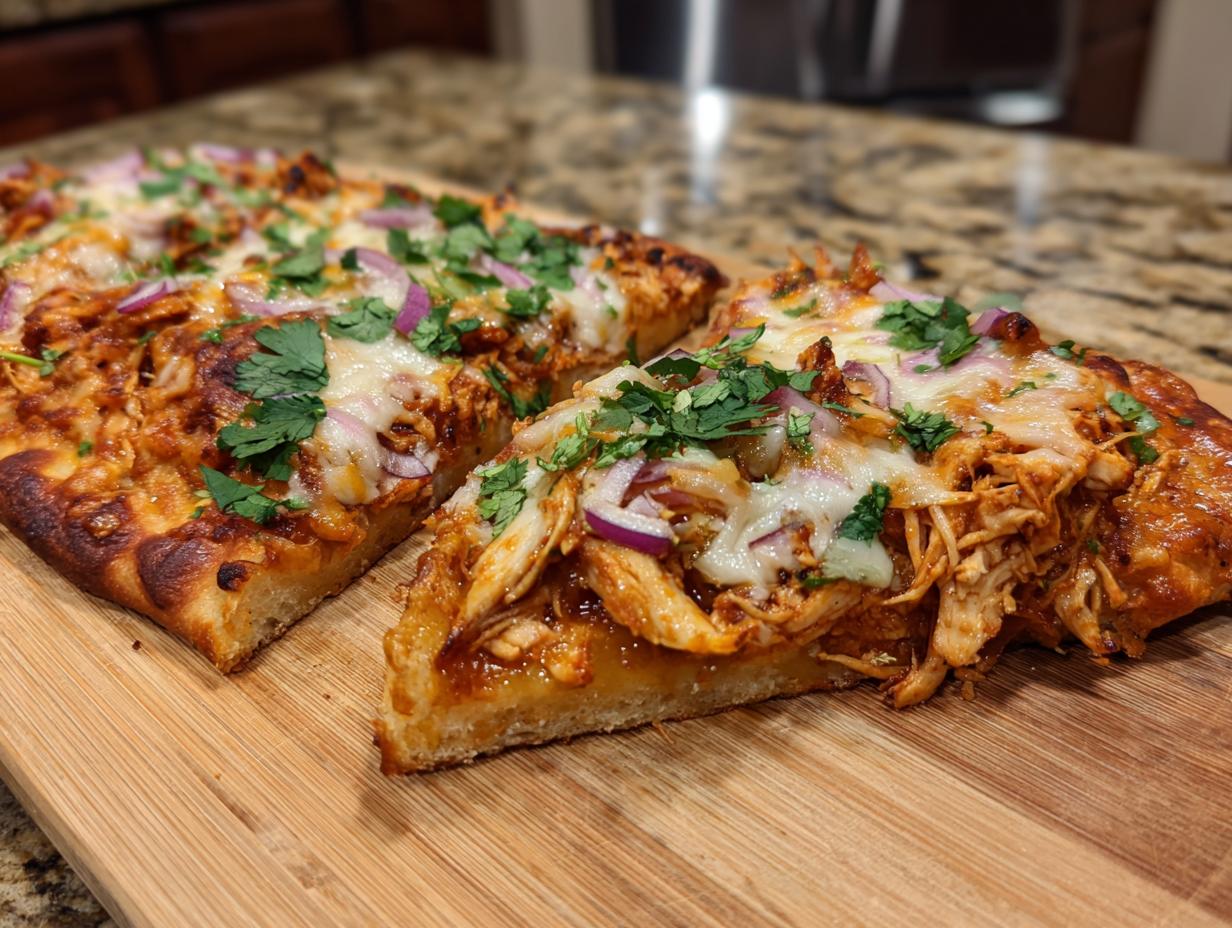 Amazing 20-Minute BBQ Chicken Flatbread