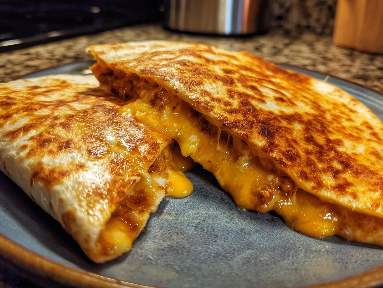 Amazing Beef and Cheese Quesadillas in 30 Mins