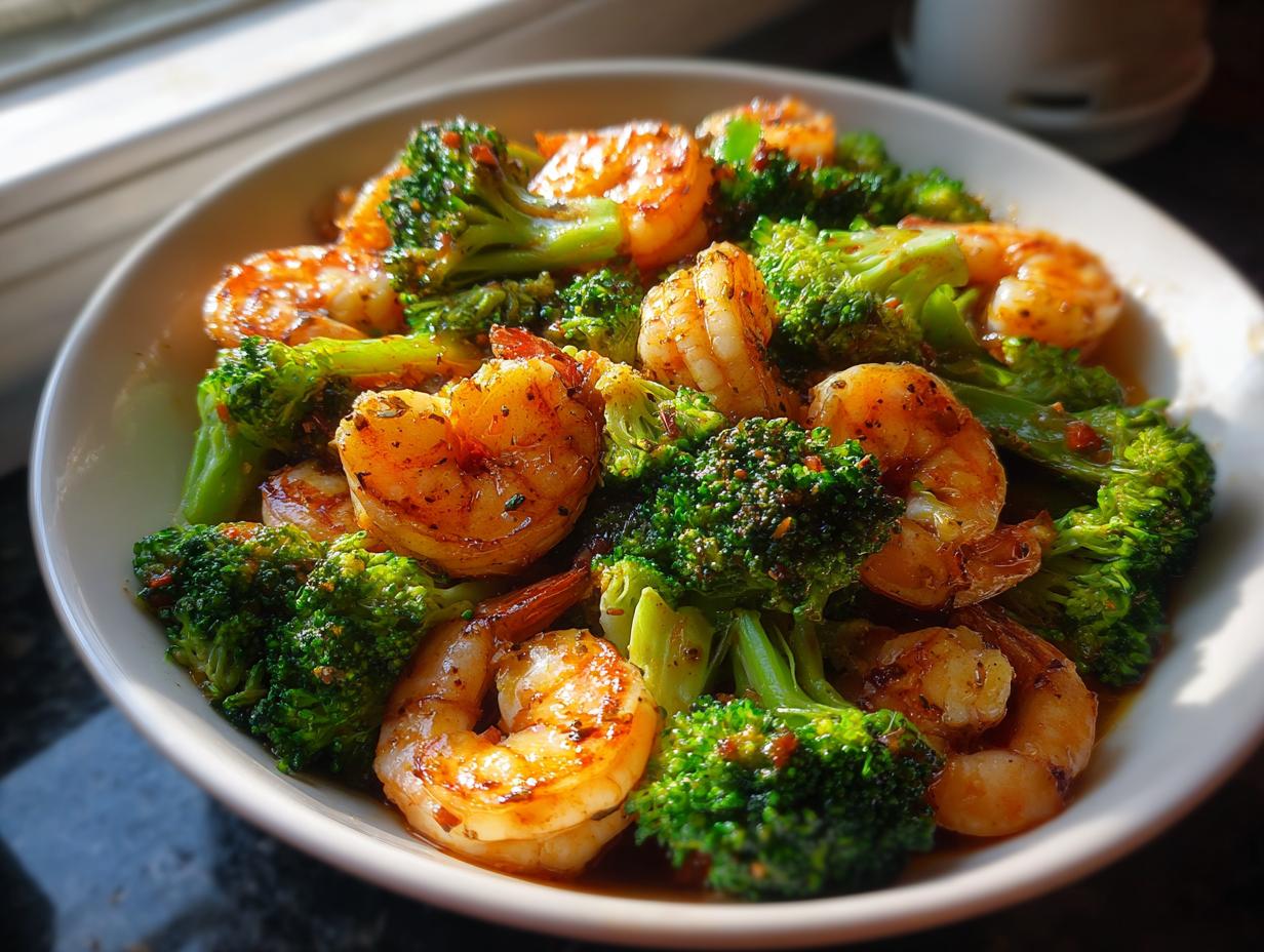 Amazing Garlic Shrimp with Broccoli: 30 Min Meal