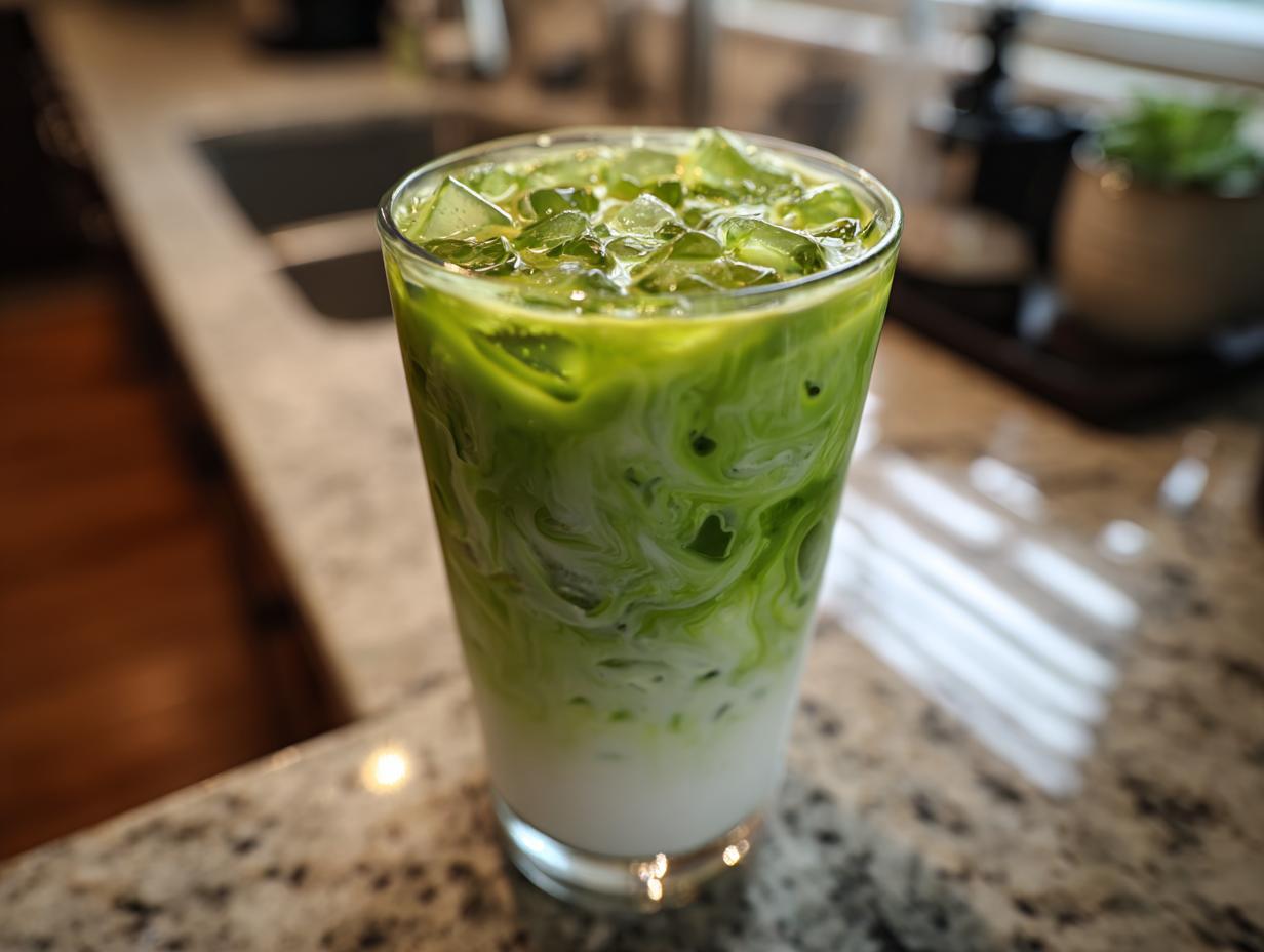 Amazing Iced Matcha Latte Recipe: 5 Minutes