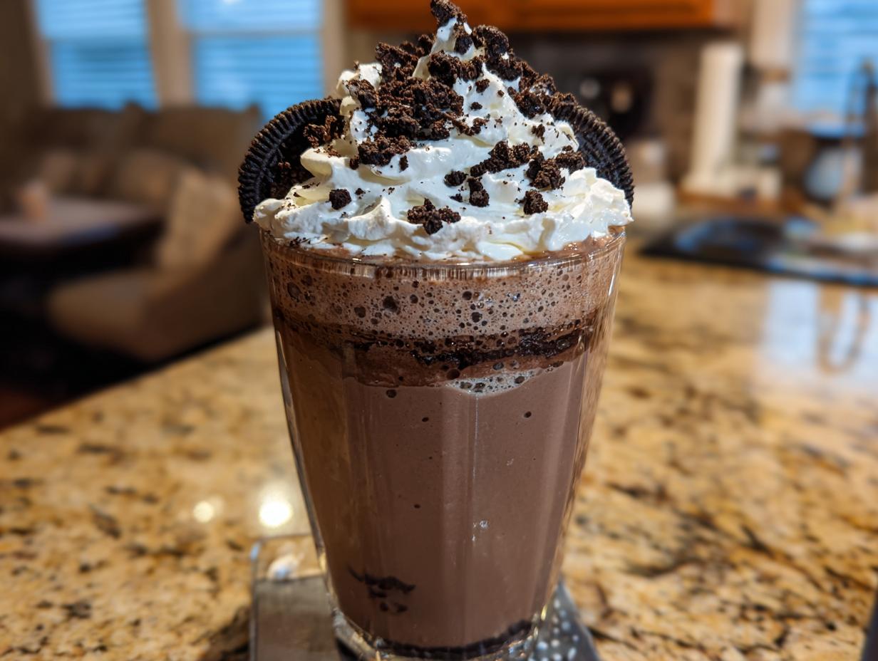 Amazing Mocha Cookie Crumble Frappuccino 1-Minute Treat