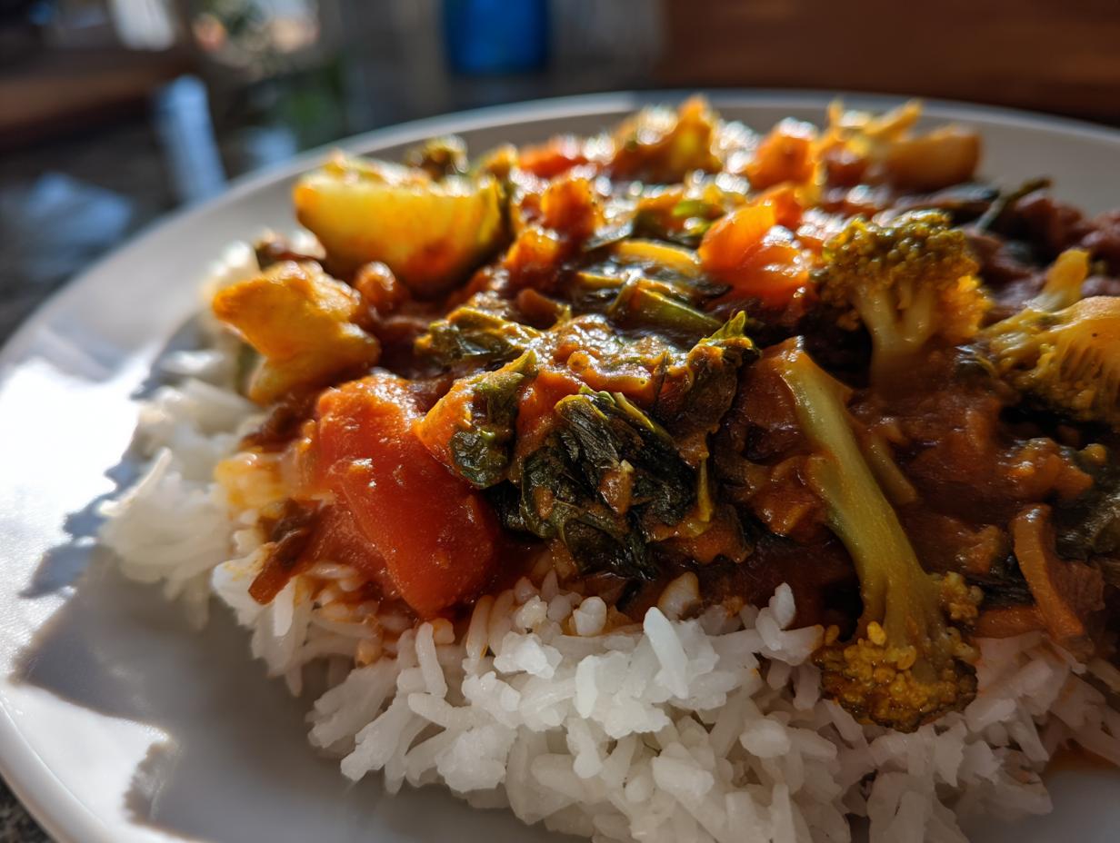 Quick Vegetable Curry Bowl: 40 Min Flavor