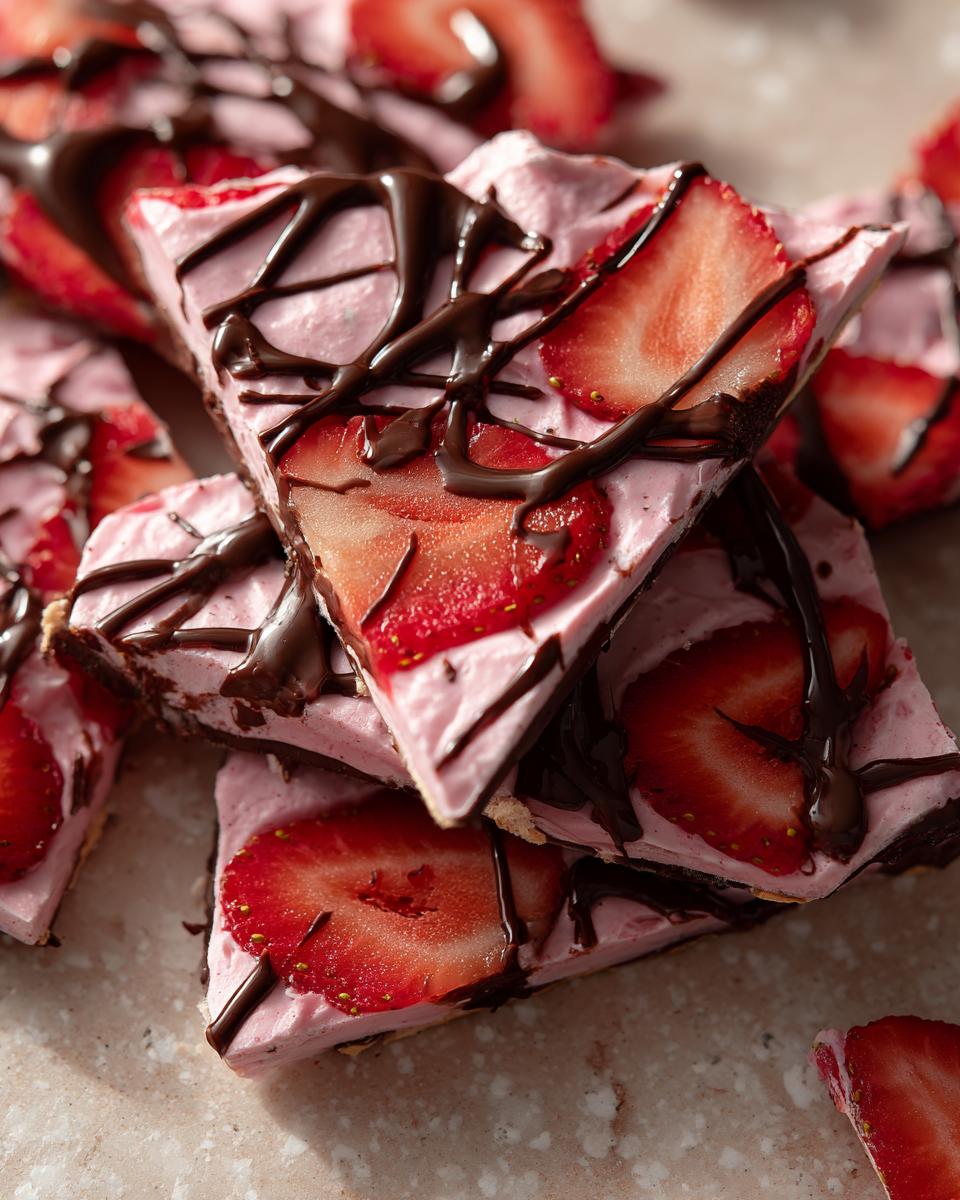 Chocolate-Covered Strawberry Yogurt Bark (Healthy Valentine’s Treat) - Other 4
