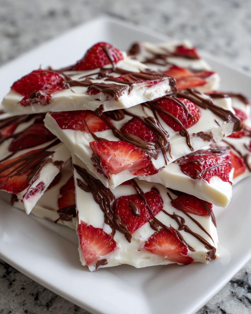 Chocolate-Covered Strawberry Yogurt Bark - Other 3