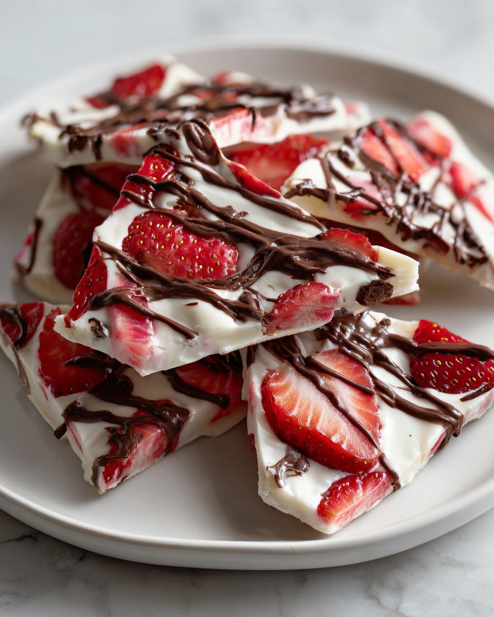 Chocolate-Covered Strawberry Yogurt Bark - Other 4