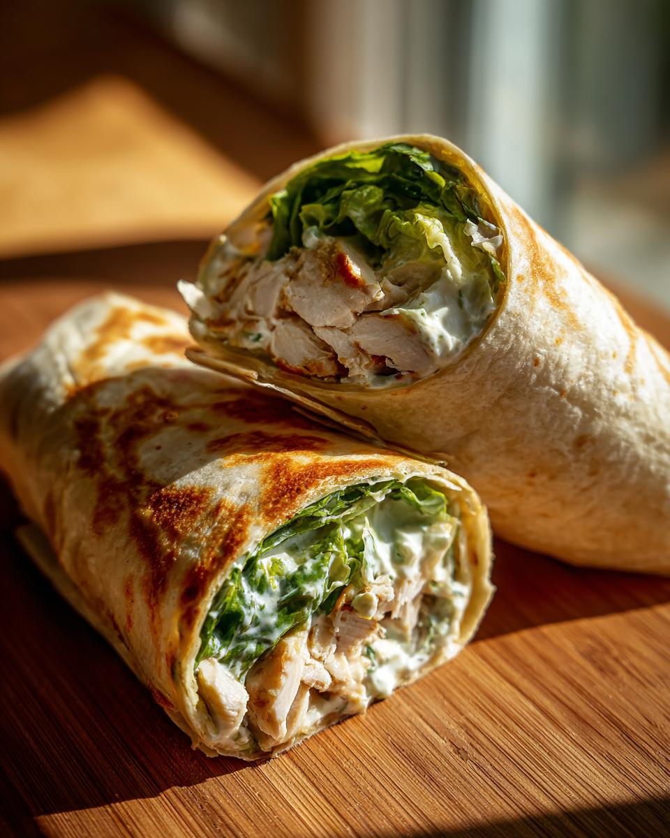 Easy Chicken Caesar Wrap - Other 2
