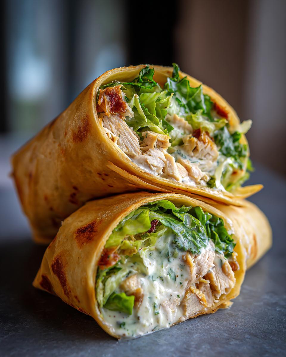 Easy Chicken Caesar Wrap - Other 3