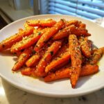 Roasted Garlic Parmesan Carrots - Tasty