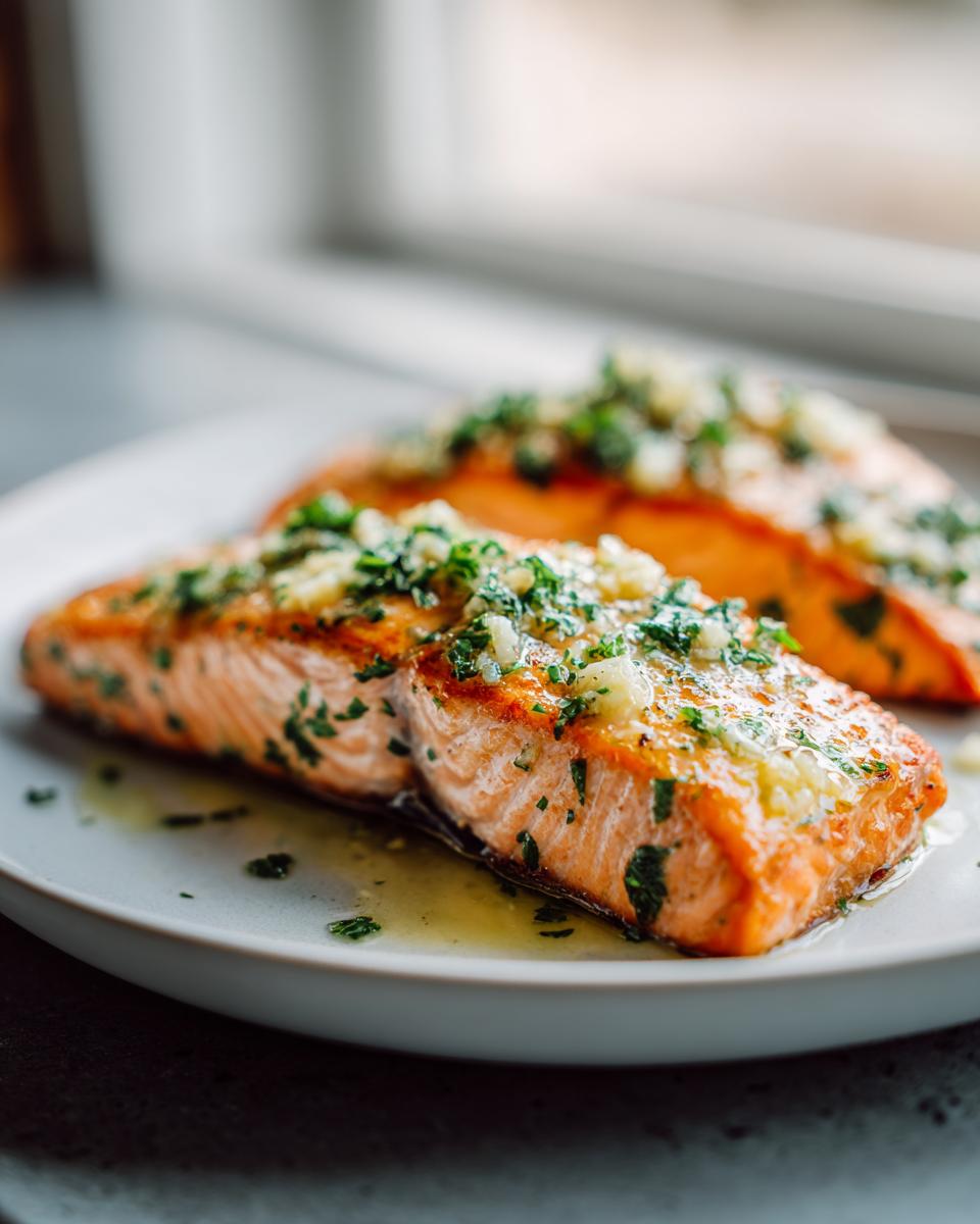 Romantic Garlic Butter Salmon Dinner for Two (Healthy) - Other 2