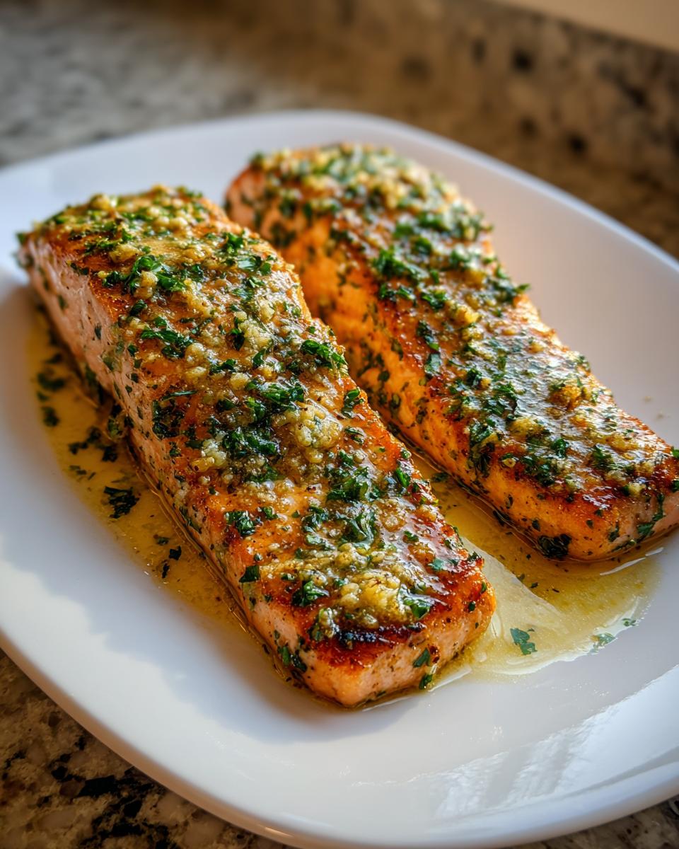 Romantic Garlic Butter Salmon Dinner for Two (Healthy) - Other 3