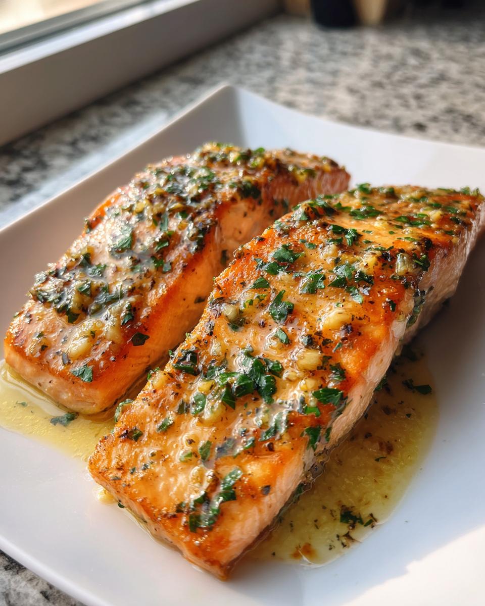 Romantic Garlic Butter Salmon Dinner for Two (Healthy) - Other 4