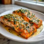 Romantic Garlic Butter Salmon Dinner for Two (Healthy) - Tasty