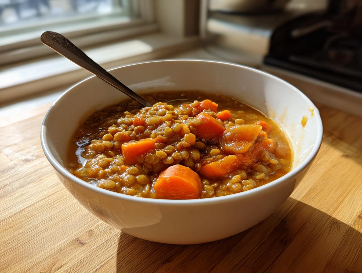 Amazing Simple Lentil Soup in 1 hour