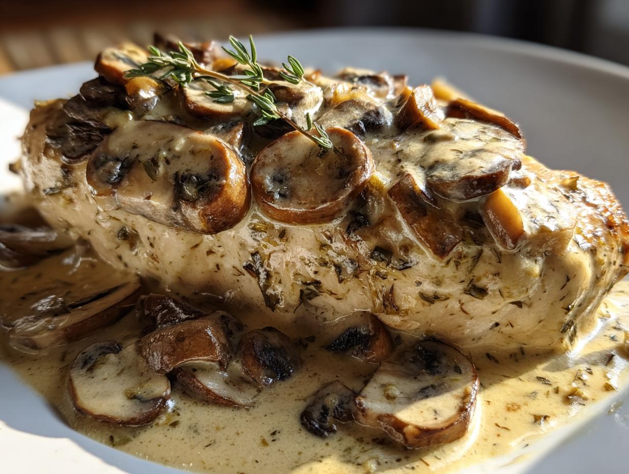 Amazing 30-Minute Creamy Mushroom Chicken