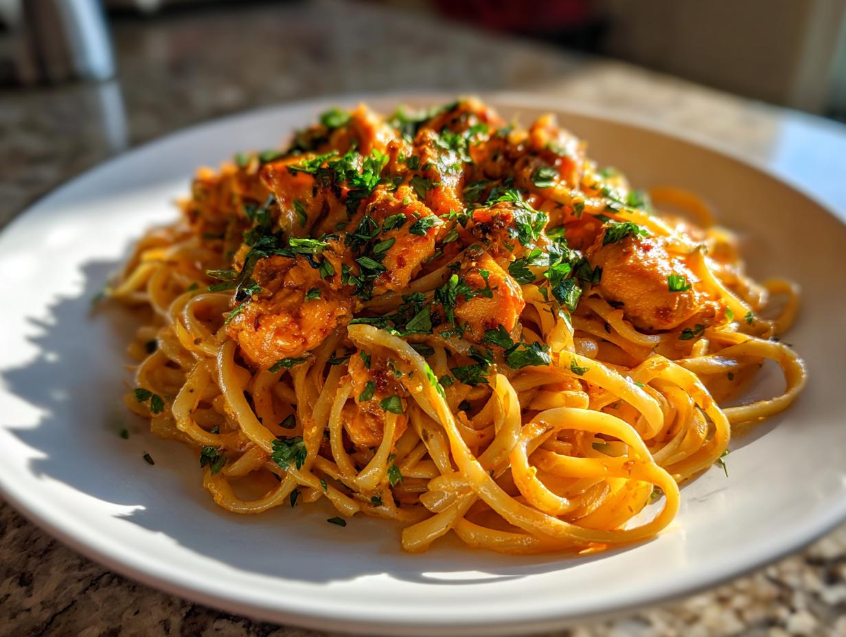 30 Min Easy Cowboy Butter Chicken Linguine Magic