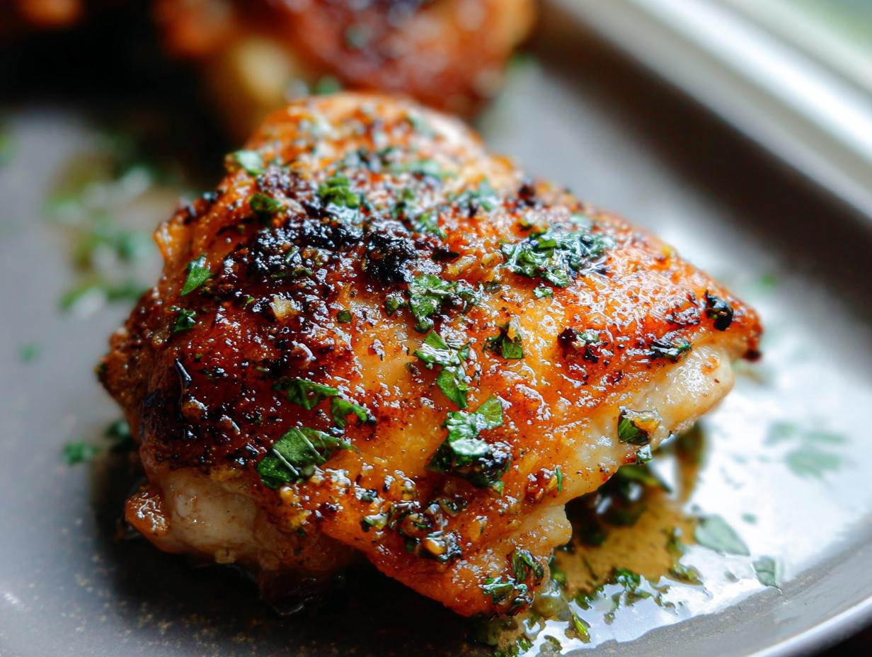 5-Star Garlic Butter Baked Chicken Thighs (Comfort)