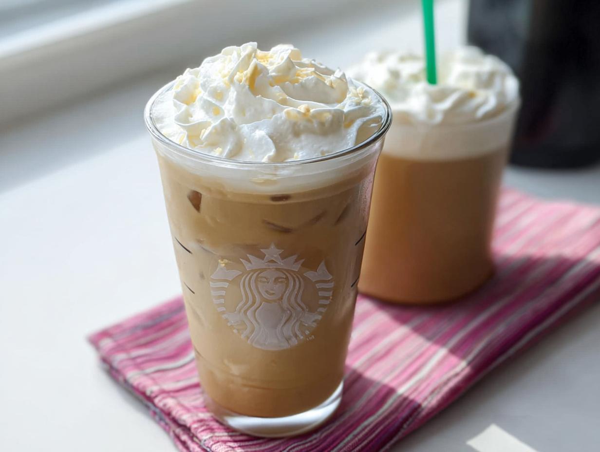 450 Cal Iced White Chocolate Mocha (Classic) Secret