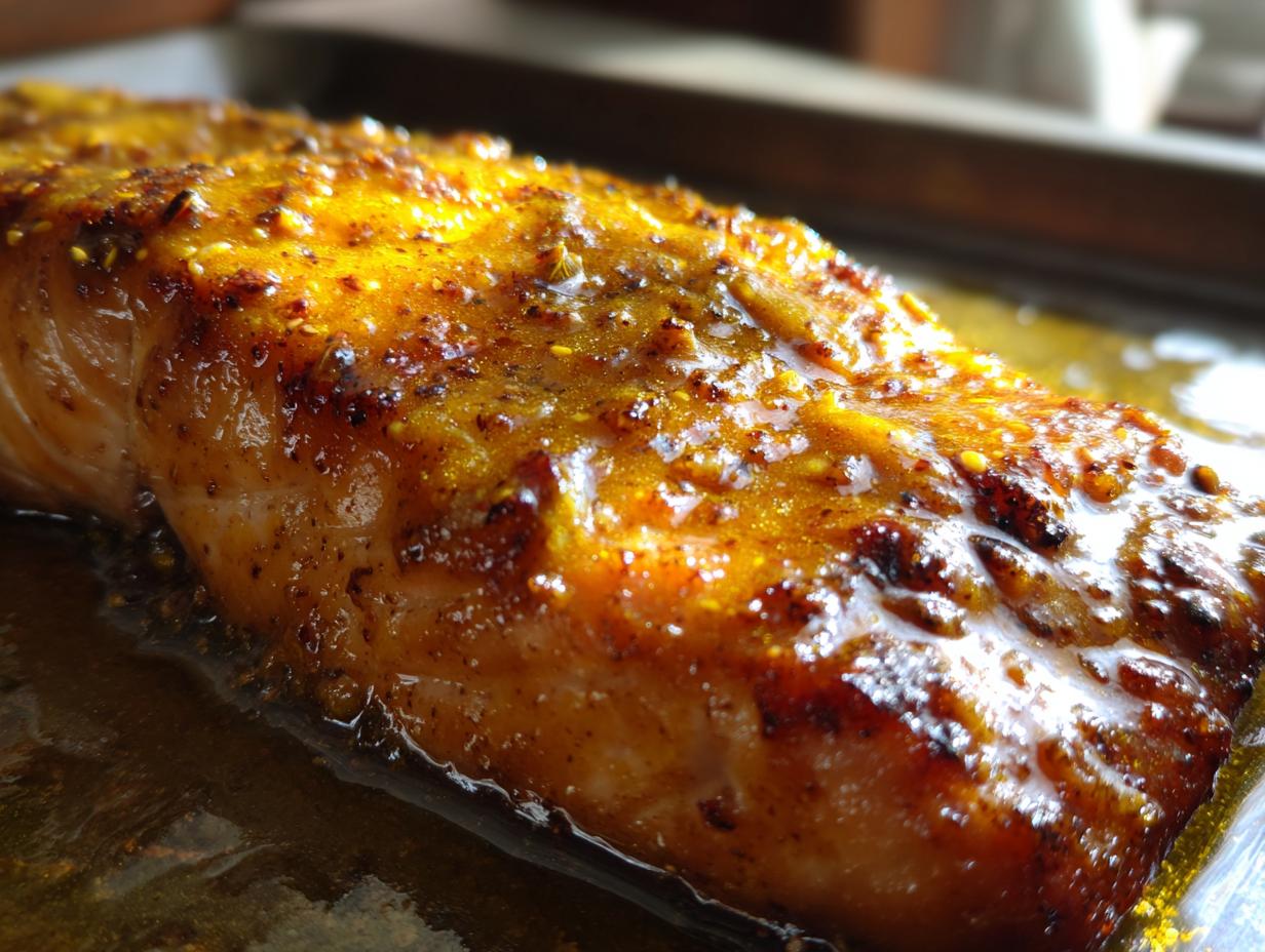 Amazing One-Pan Honey Mustard Salmon speed