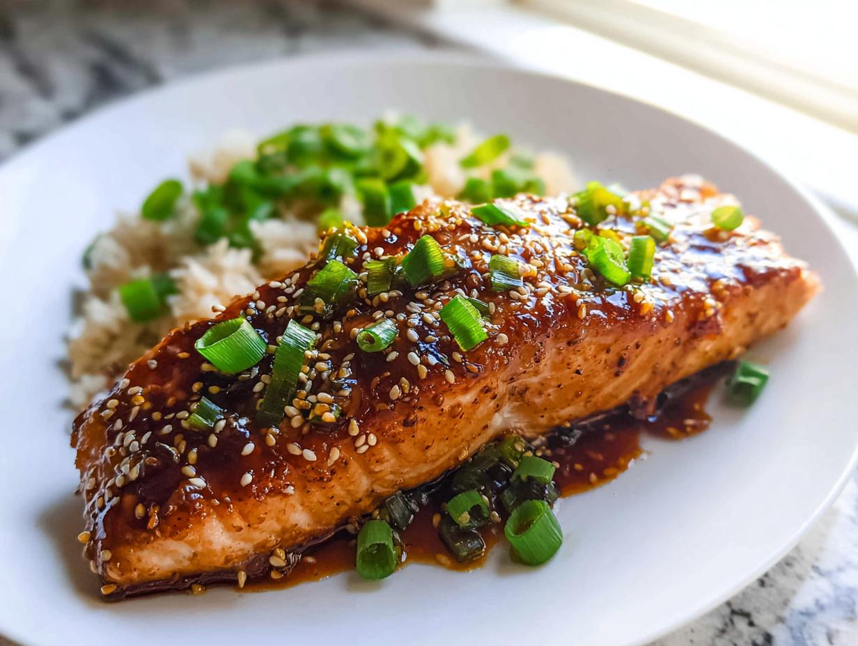 5 Amazing Soy-Ginger Glazed Salmon (One Pan)